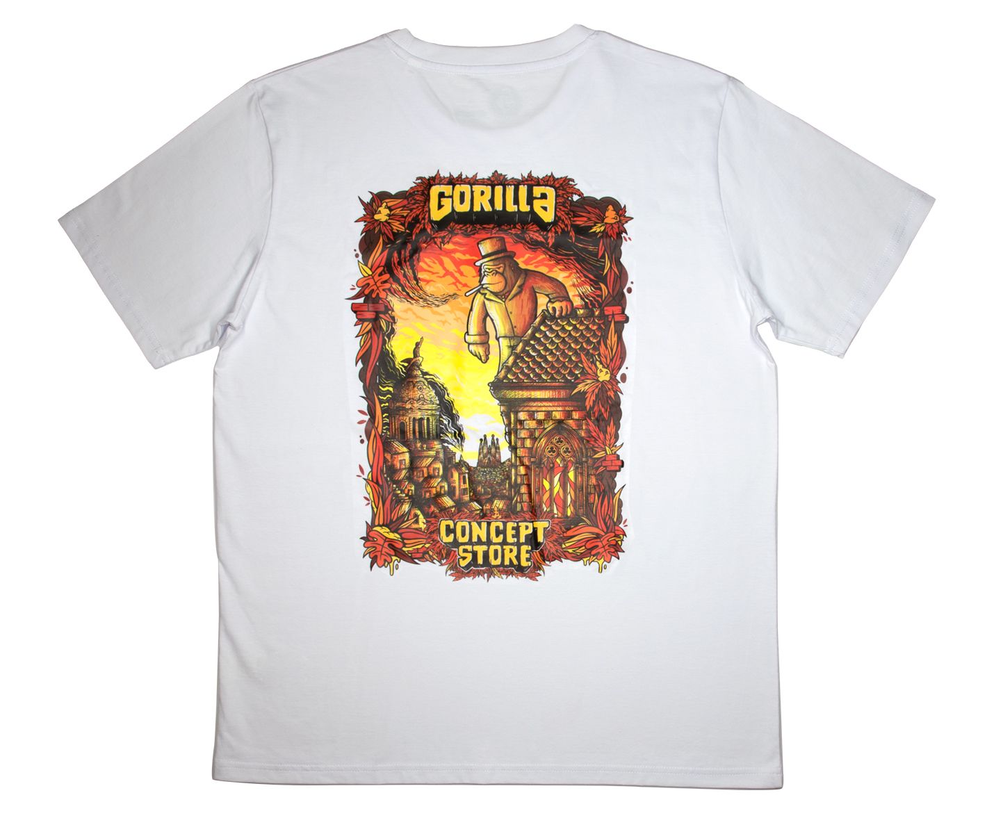 Camiseta GORILLA Gótico Roja