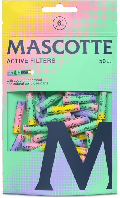 Filtros activos Mascotte – Colores brillantes (paquete de 50)