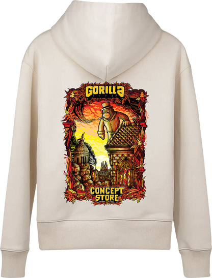 Sudadera GORILLA Gotico Rojo