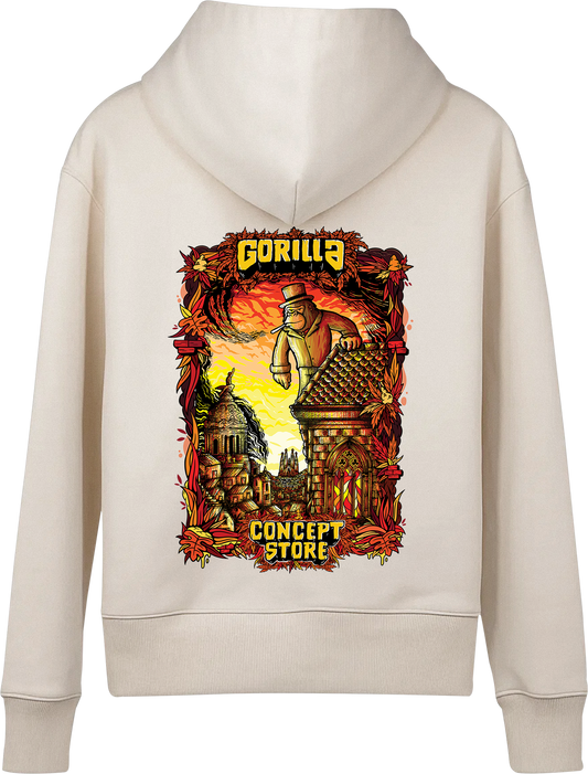 Sudadera GORILLA Gotico Rojo