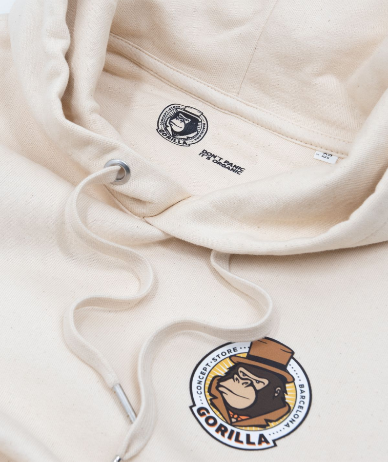 Imagen de SUDADERA GORILLA HOLLYWOOD CREMA