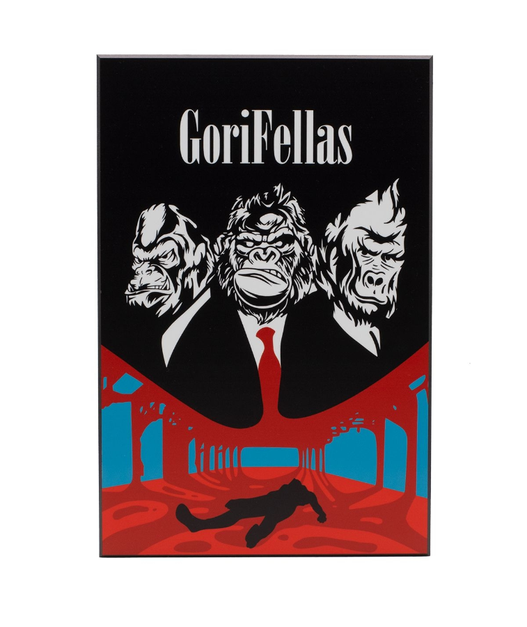 Imagen de CUADRO GORILLA GORIFELLAS