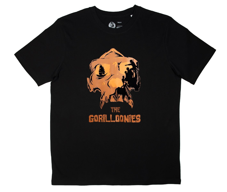 Imagen de CAMISETA GORILLA GORILLONIES NEGRA