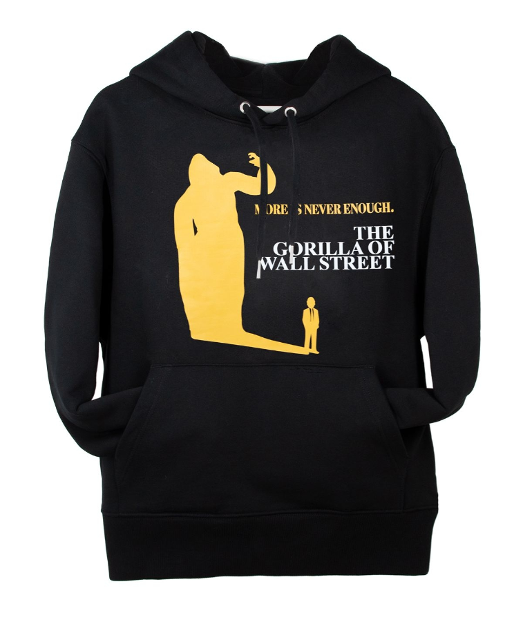 Imagen de SUDADERA GORILLA WALLSTREET NEGRA