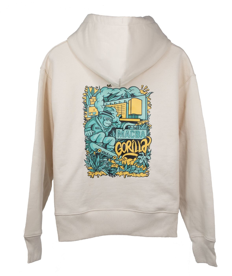 Imagen de SUDADERA GORILLA MACBA CREMA