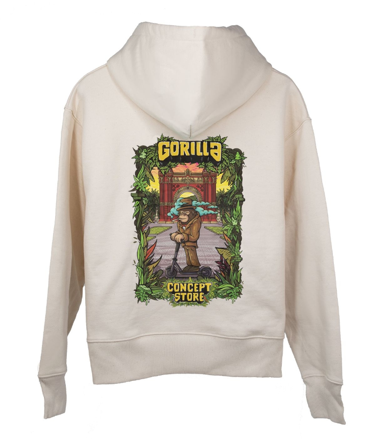 Imagen de SUDADERA GORILLA ARCO CREMA