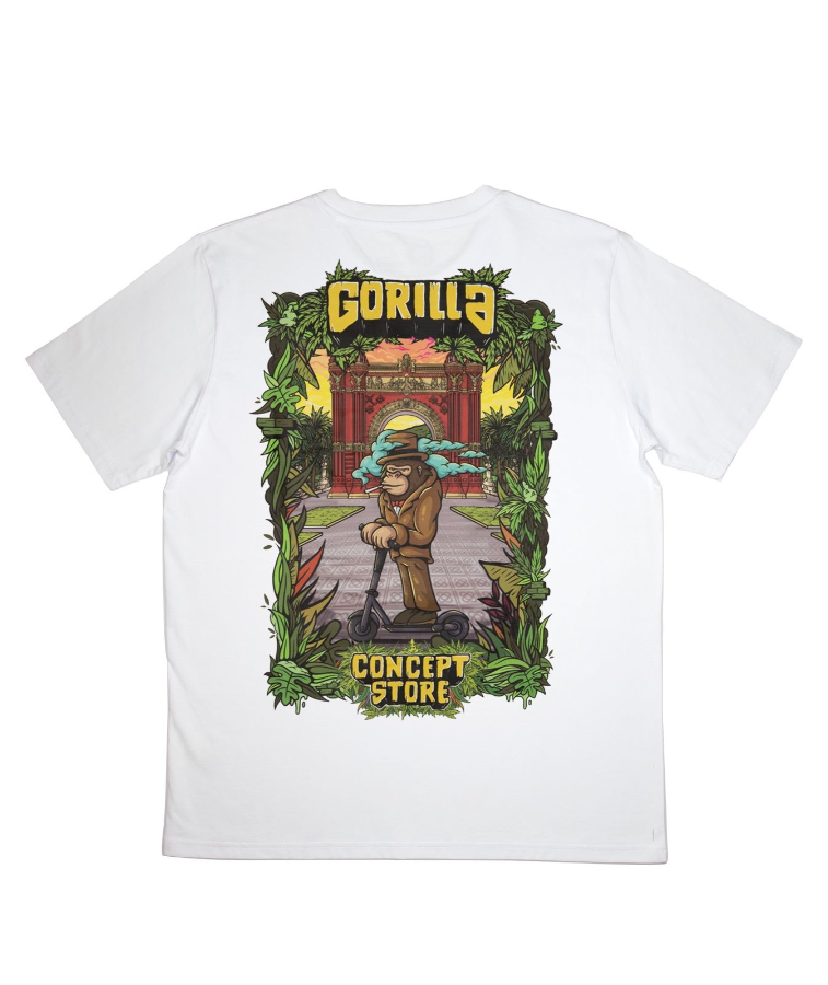 Imagen de CAMISETA GORILLA ARCO BLANCA