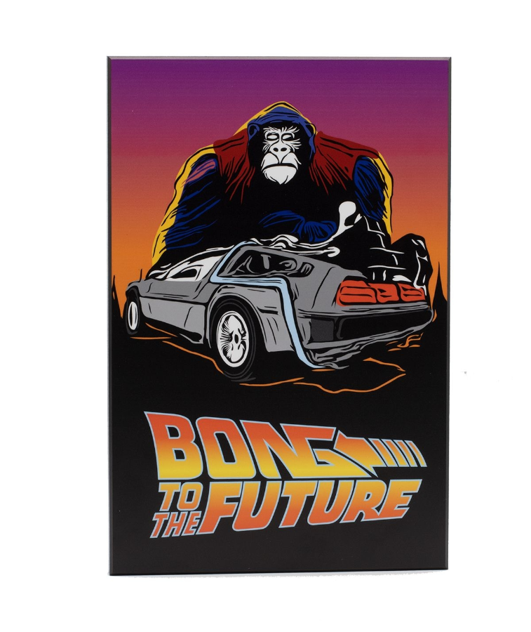 Imagen de CUADRO GORILLA BONG TO FUTURE