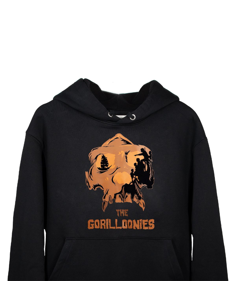 Imagen de SUDADERA GORILLA GORILLONIES NEGRA