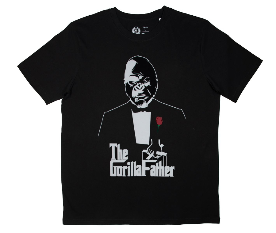 Imagen de CAMISETA GORILLA FATHER NEGRA