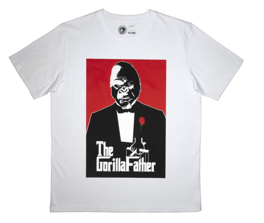 Imagen de CAMISETA GORILLA FATHER BLANCA